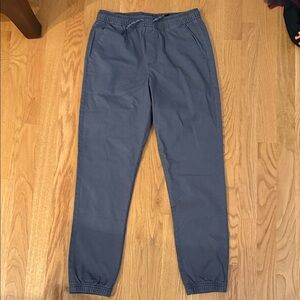 Hanna Andersson Kids Gray poplin jogger  Pants